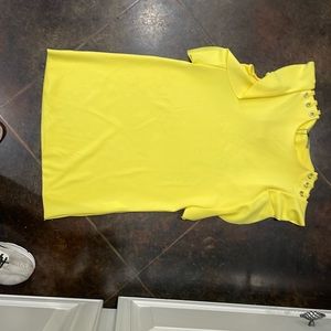 Zara yellow mini dress
